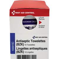 SmartCompliance<sup>®</sup> Refill Benzalkonium Chloride First Aid Treatment, Towelette, Antiseptic SHC029 | Cam Industrial