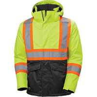 Alta Winter Jacket, Polyester, Black/High Visibility Lime-Yellow, Small Cam Industrial