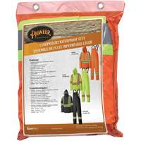 5598 Lightweight Waterproof Rain Suit, Polyester/PVC, Small, High Visibility Orange Cam Industrial