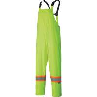 5599 Lightweight Waterproof Rain Suit, Polyester/PVC, X-Small, High Visibility Lime-Yellow Cam Industrial