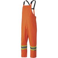 5608 210D Waterproof Rain Suit, Polyester/PVC, Small, High Visibility Orange Cam Industrial