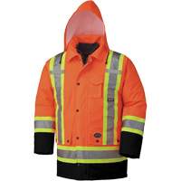 5020BB Waterproof 7-in-1 Safety Parka, High Visibility Orange, 2X-Large Cam Industrial