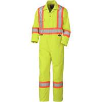 5512 Coveralls, 36, High Visibility Lime-Yellow Cam Industrial