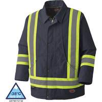 5535A Quilted Duck Parka, Navy Blue, Small Cam Industrial