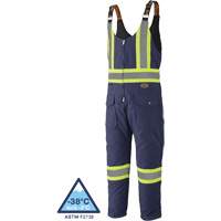 5536 Combinaison en toile de coton matelass&eacute;e, Coton, Petit, Bleu marin Cam Industrial