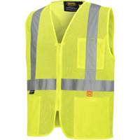 6944 Veste de s&eacute;curit&eacute; ignifuge, Jaune lime haute visibilit&eacute;, Petit, Polyester Cam Industrial