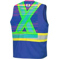 7730 FR-Tech&reg; Flame-Resistant Arc Safety Vest, Small, Royal Blue, 10 cal/cm² Cam Industrial
