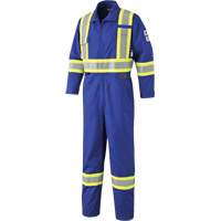 7704 FR-Tech&reg; High-Visibility Coveralls, Size 42, Royal Blue, 10 cal/cm²/9.7 cal/cm² Cam Industrial