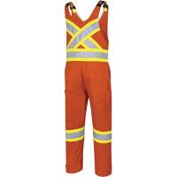 7712 FR-Tech&reg; Flame-Resistant Overalls, Small, High Visibility Orange Cam Industrial