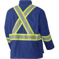 5523 Flame-Resistant Safety Parka, Small, Royal Blue, 58 cal/cm² Cam Industrial