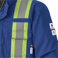 5523 Flame-Resistant Safety Parka, Small, Royal Blue, 58 cal/cm² Cam Industrial