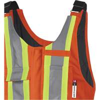 5534A Flame-Resistant Quilted Safety Overalls, Small, Orange Cam Industrial