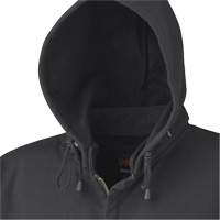 337 Flame-Resistant Zip Style Hoodie, Men's, X-Small, Black, 22 cal/cm² Cam Industrial