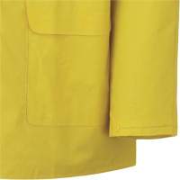 577J Veste imperm&eacute;able, Polyester/PVC, Petit, Jaune Cam Industrial