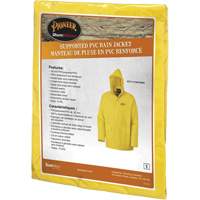 577J Veste imperm&eacute;able, Polyester/PVC, Petit, Jaune Cam Industrial