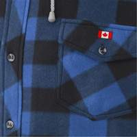 415SS Chemise &agrave; capuche matelass&eacute;e, Hommes, Petit, Multicolore Cam Industrial