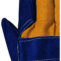 630 Gants d'appareilleur isol&eacute;s bleus, Taille unique, Paume en Cuir de vache refendu, Doublure en Boa Cam Industrial