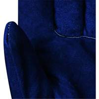 630 Gants d'appareilleur isol&eacute;s bleus, Taille unique, Paume en Cuir de vache refendu, Doublure en Boa Cam Industrial