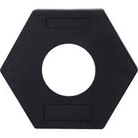 2320 Stackable Delineator Base, 17 lbs. Cam Industrial