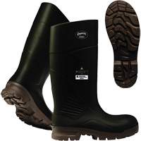 Pioneer Steel Plate Boots, Polyurethane, Steel Toe, Size 4, Puncture Resistant Sole SHE828 | Cam Industrial
