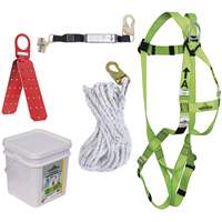 RK4-50 Compliance Fall Protection Kit, Roofer's Kit Cam Industrial