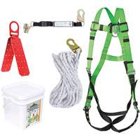 Grommeted Fall Protection Kit, Roofer's Kit SHE933 | Cam Industrial