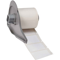 Harsh Environment Multi-Purpose Labels, Polyester, 1.5" L x 1" H, White SHF071 | Cam Industrial