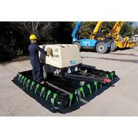 Ultra-Containment Berm&reg;, 179 US gal. Capacity, 4' W x 6' L x 12" H, Stake Wall Cam Industrial