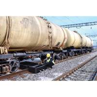 Ultra-Track Berm, 144 US gal. Capacity, 4' W x 6' L x 12" H, Foam Wall Cam Industrial