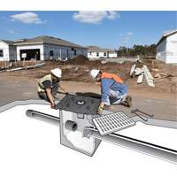 Bac de r&eacute;tention grande capacit&eacute; Ultra-Drain Guard, Huile & s&eacute;diments, 60" lo x 60" la Cam Industrial