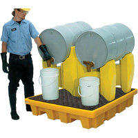 Syst&egrave;me de confinement Ultra-Drum sans drain pour 2 barils, 53" lo x 53" la x 44,8" ha, 1500 gal. US Capacit&eacute; Cam Industrial