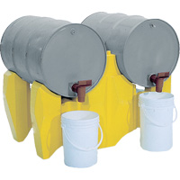Support pour 2 barils &agrave; lhorizontale, 46,5" lo x 30" la x 31" ha Cam Industrial