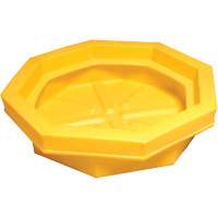 Ultra-Drum Tray sans grille, 32" lo x 32" la x 8,1" h, Cap. de d&eacute;versement 22,8 gal. US Cam Industrial
