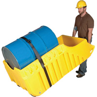 Chariot pour baril, 26,5'' lo x 26,5'' la x 5'' h, Cap. de d&eacute;versement 800 gal. US Cam Industrial