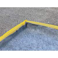 Small Ultra-Filter Pad, 0.8 US gal. Capacity, 2.5' W x 2' L x 3" H, Foam Wall Cam Industrial