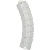 Small Ultra-Sidewinder Cable Protection System&reg; with Endcaps, 39.5" x 3" x 0.8", 2000 lbs. (1 tons) Cam Industrial