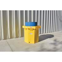 Flat-Bottom Ultra-Spill Collector&reg;, 66 US gal., Mobile Cam Industrial
