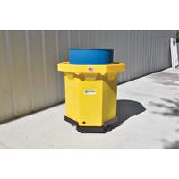 Flat-Bottom Ultra-Spill Collector&reg;, 66 US gal., Mobile Cam Industrial