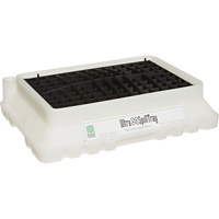 P2 Ultra-Spill Tray, 17" lo x 12" la x 4" h, Cap. de d&eacute;versement 1,8 gal. US Cam Industrial
