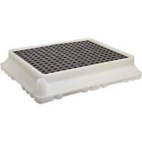 P4 Ultra-Spill Tray, 17" lo x 21" la x 4" h, Cap. de d&eacute;versement 2,9 gal. US Cam Industrial