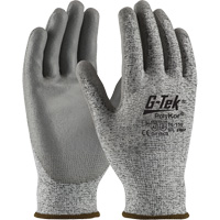Gants r&eacute;sistants aux coupures G-Tek en tricot sans couture, Taille T-petit, Calibre 13, Rev&ecirc;tement Polyur&eacute;thane, Enveloppe en PolyKor, ASTM ANSI niveau A2/EN 388 niveau B Cam Industrial