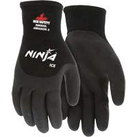 Ninja&reg; Ice Insulated Winter Gloves, Small, HPT Coating, 15 Gauge, Nylon Shell Cam Industrial