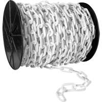 Chaîne de s&eacute;curit&eacute; en plastique robuste, Orange Cam Industrial