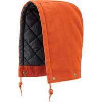 539 Hood for Quilted Safety Parka, Bomber or Coverall, Orange, Cotton Cam Industrial