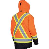 5407 Manteau de s&eacute;curit&eacute; imperm&eacute;able, isol&eacute;e et chauff&eacute;e, Hommes, Petit, Orange haute visibilit&eacute; Cam Industrial
