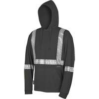 6966 Bird's-Eye Safety Hoodie, Small, Black Cam Industrial