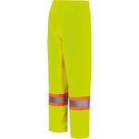 5629W Pantalon &agrave; bavette imperm&eacute;able pour femmes, Polyester/Polyur&eacute;thane, T-petit, Jaune lime haute visibilit&eacute; Cam Industrial