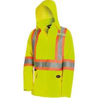 5628W Parka matelass&eacute; de s&eacute;curit&eacute; 300D The Rock, Polyester/Polyur&eacute;thane, Jaune lime haute visibilit&eacute;, T-petit Cam Industrial