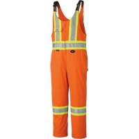 6617ZT Combinaison de s&eacute;curit&eacute; haute visibilit&eacute; avec fermeture &agrave; glissi&egrave;re sur la jambe, Poly-coton, 40 (grand taille), Orange haute visibilit&eacute; Cam Industrial