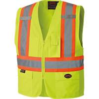 6689 Veste haute visibilit&eacute;, Jaune lime haute visibilit&eacute;, 4T-Grand, Polyester Cam Industrial